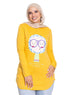 Sun Flower Printed Long - Sleeve Design 37 - Khotwh